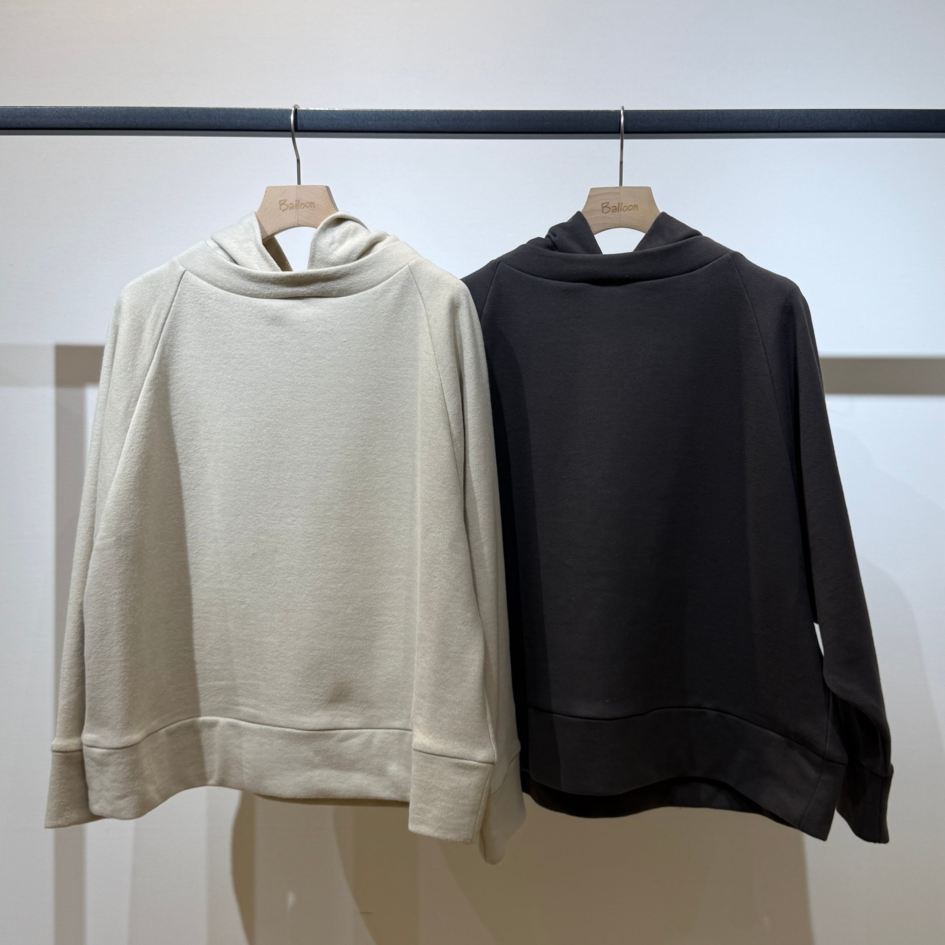 ゆったりサイズラグランSパーカー