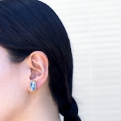 鉱石の雫 ピアス/イヤリング