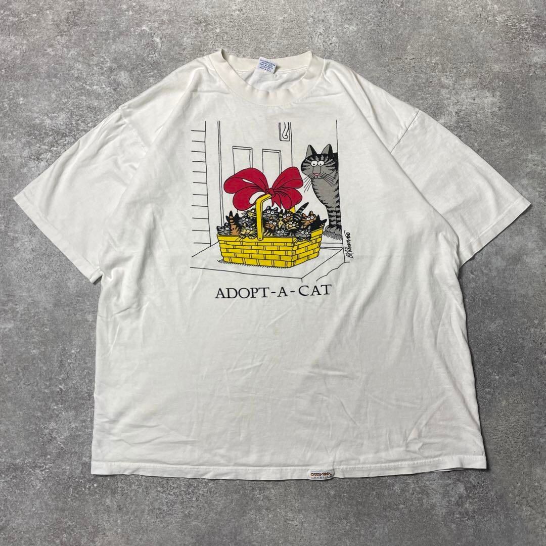 90s USA製 crazy shirts クリバンキャット T-shirts
