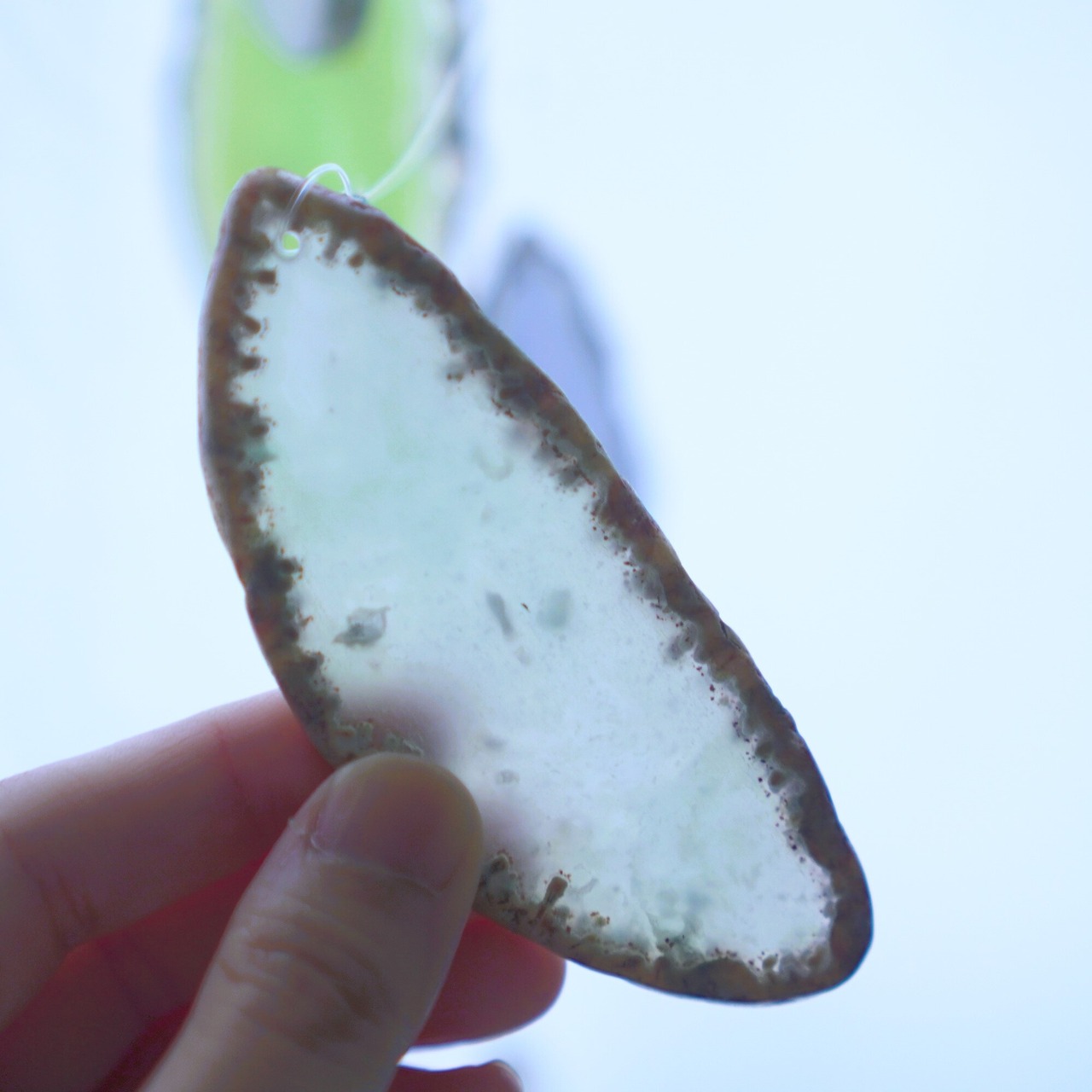 Haze - アゲートヒーリングチャイム / Agate Sun Catcher Wind Chime 044