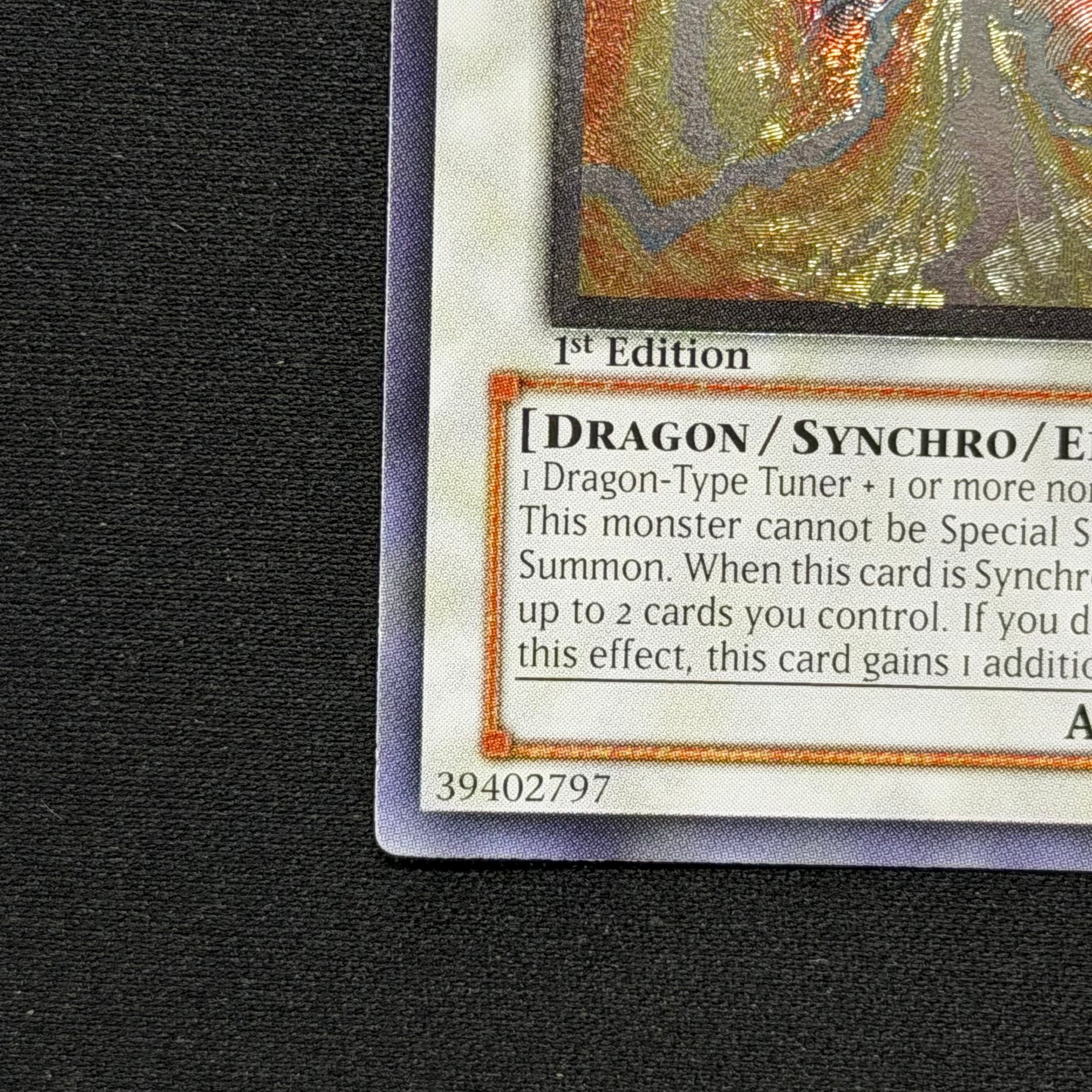 遊戯王 英語版 トライデント・ドラギオン レリーフ RGBT-EN043
