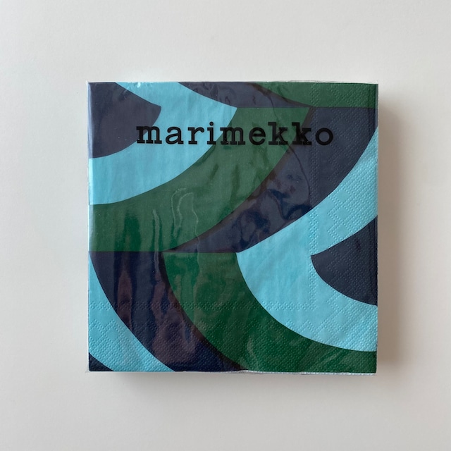 2023春夏【marimekko】ランチサイズ ペーパーナプキン SAVANNI グリーン 20枚入り