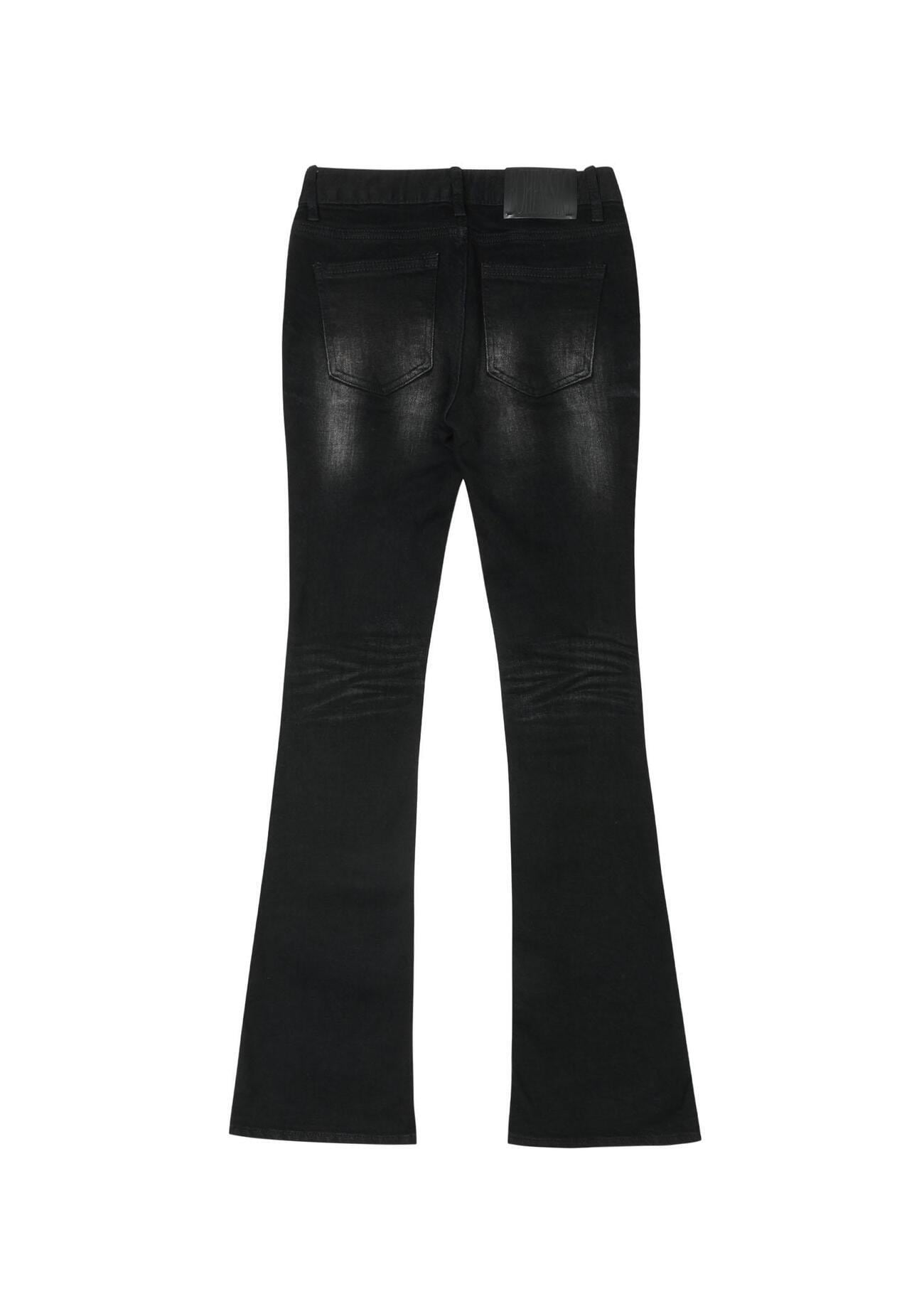 BOHEMIAN SEOUL] DARKNESS BOOTCUT JEANS 正規品 韓国ブランド 韓国