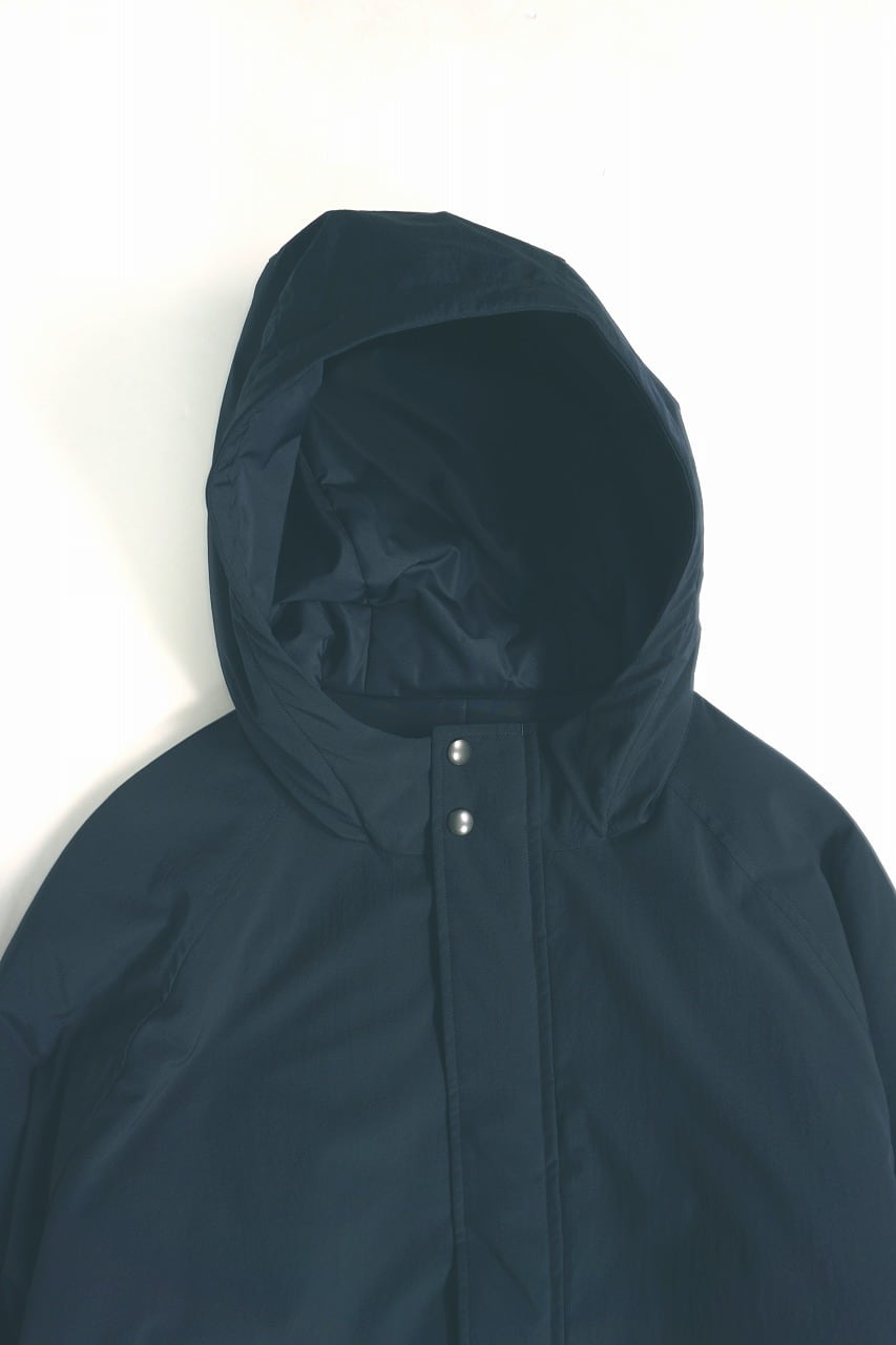 Nylon Padded Hoodie Coat