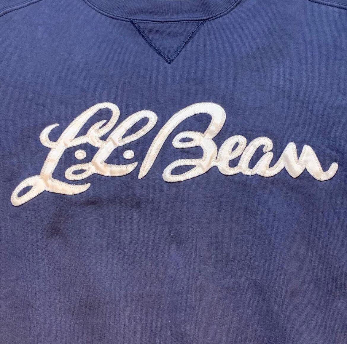 90's L.L.Bean Russell W Name Logo Sweat Made in | aeugo