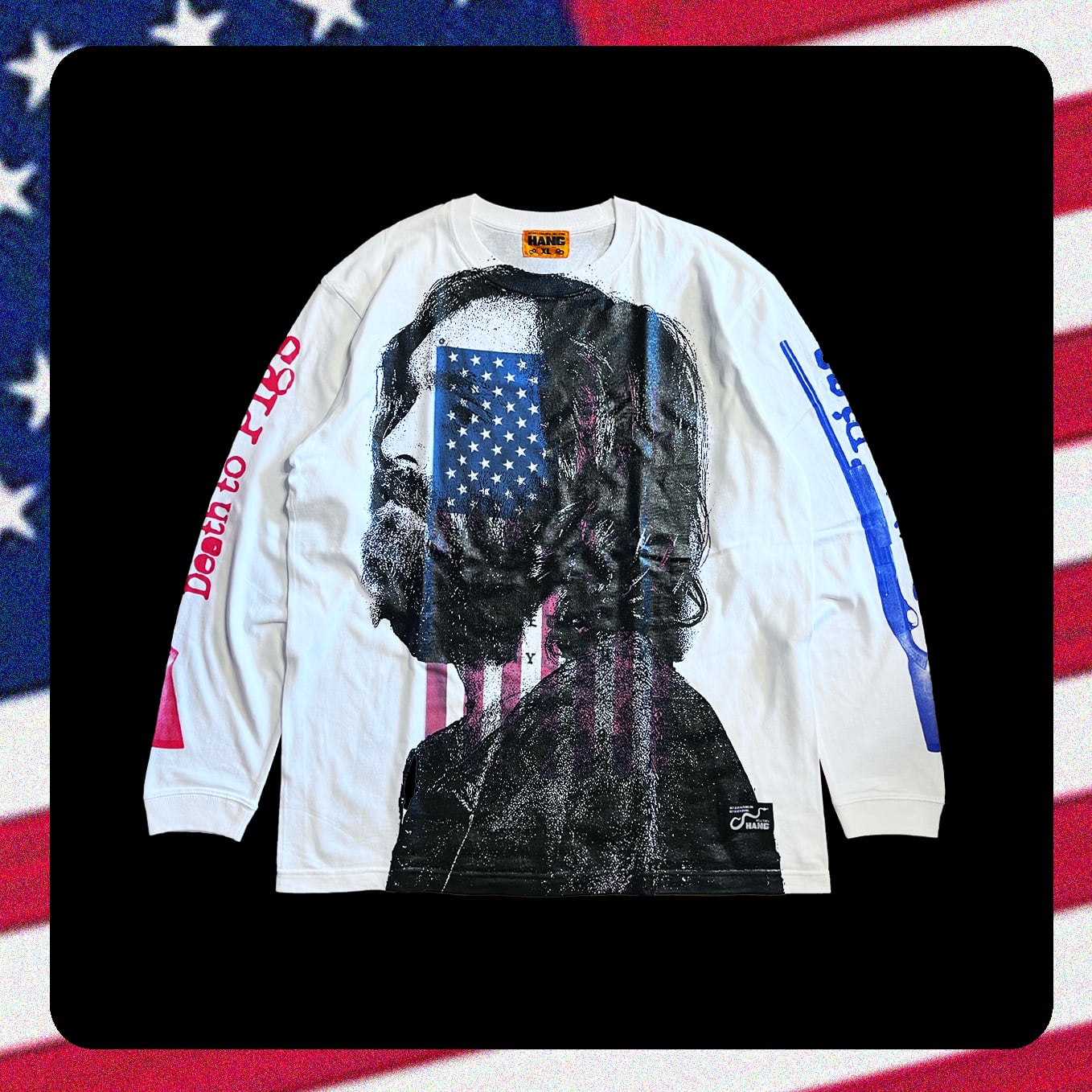 ［HANG］HELTER STRIPES  long sleeve T-shirt