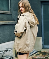 【Y様 ご予約専用】 直営限定ITEM ペイント&スパンコールマウンテンパーカー (BEIGE) CQ-47058H
