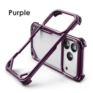 ■iPhone 18 Pro/18 Pro Max■ Aluminum Alloy Minimal Bumper Case / アルミニウム アロイ ミニマル バンパー スマホケース