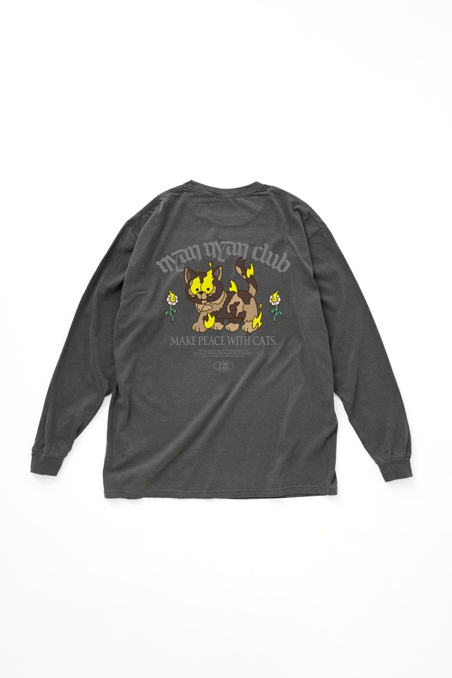 【nyan nyan club】サビ L/S T-shirt