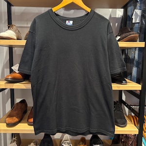1990s CHAMPION T-SHIRT BLACK SOLID