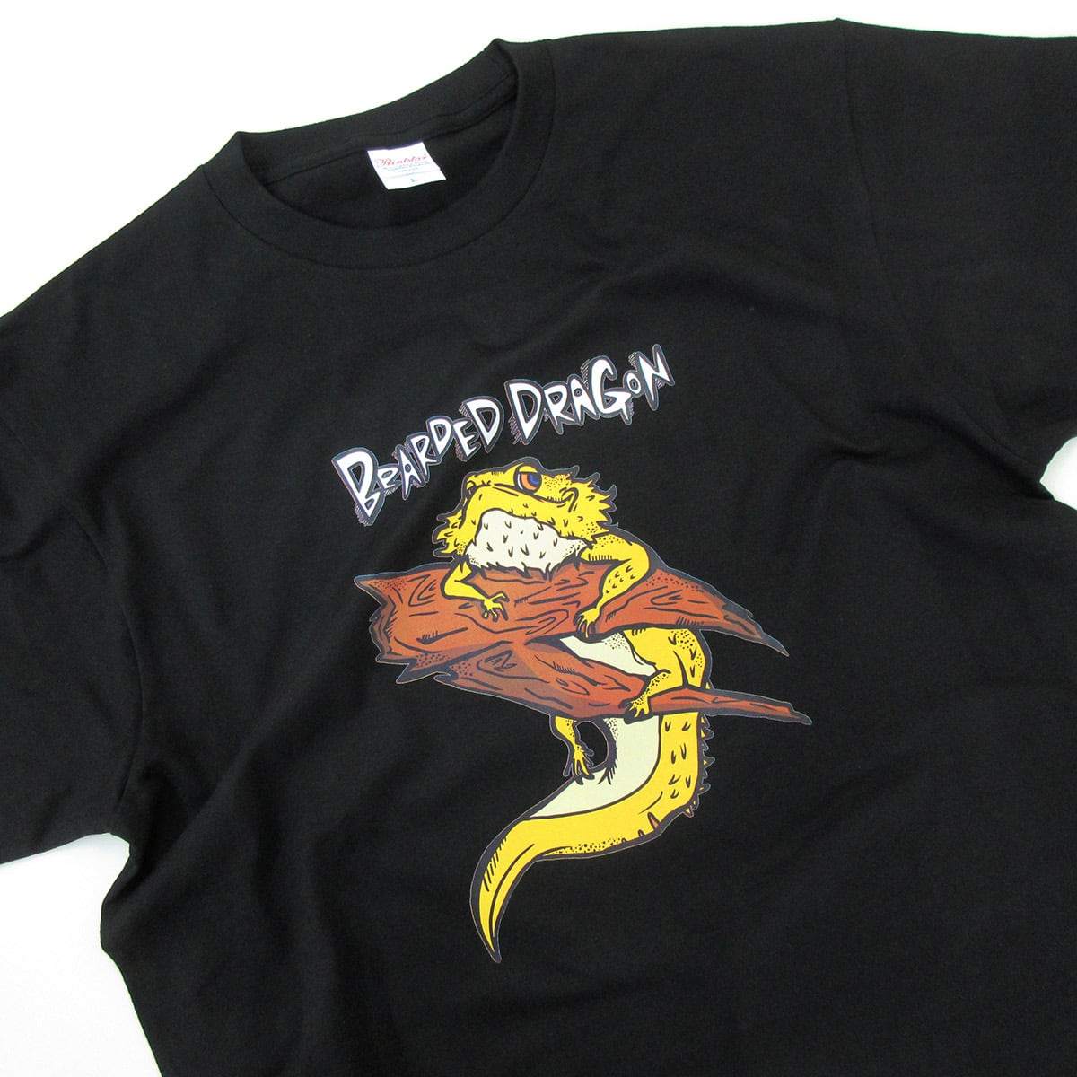 フトアゴヒゲトカゲ イラスト Tシャツ am71 検索）爬虫類 アニマル