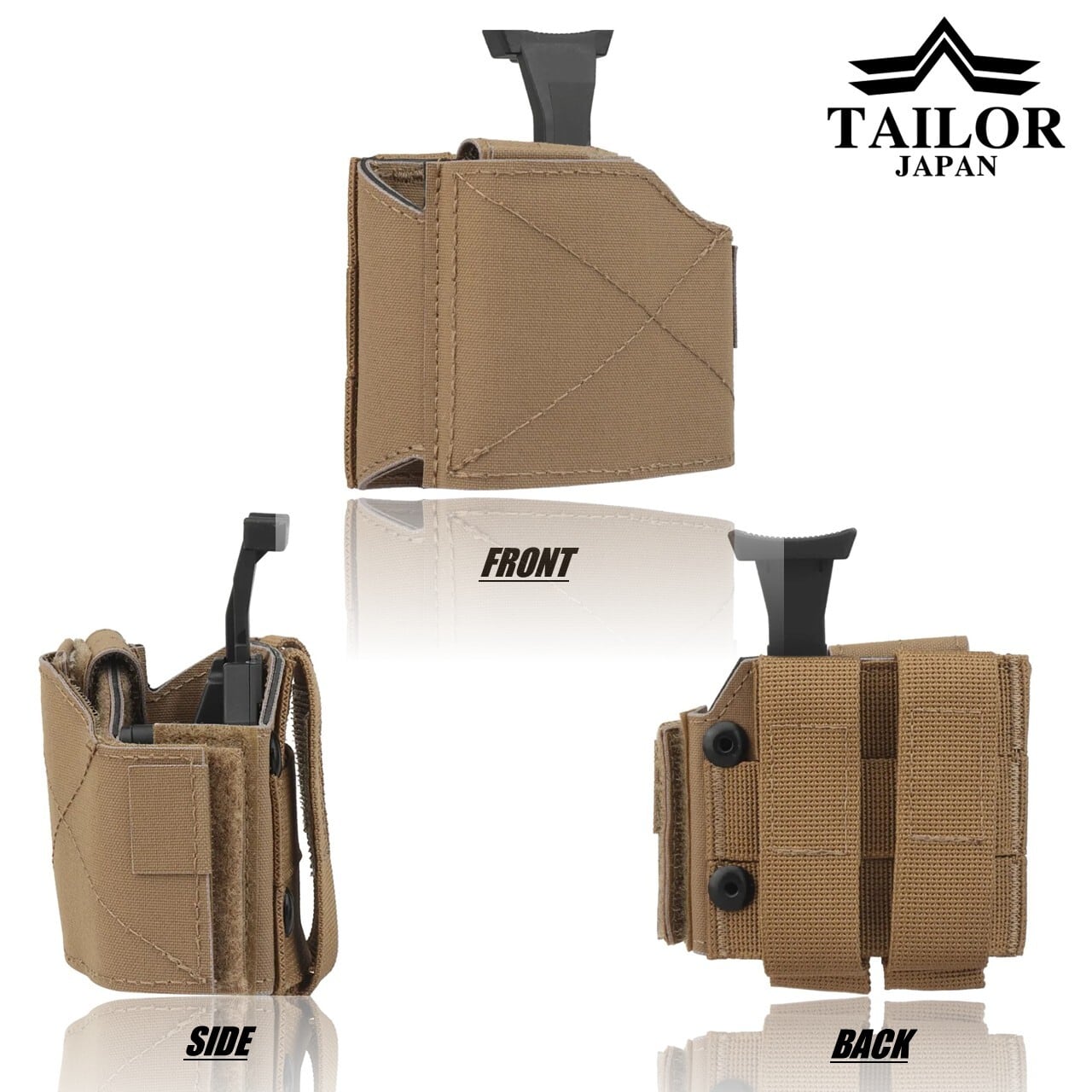 TAILOR JAPAN】左利き用 ヴァリアブルホルスター ハンドガンホルスター