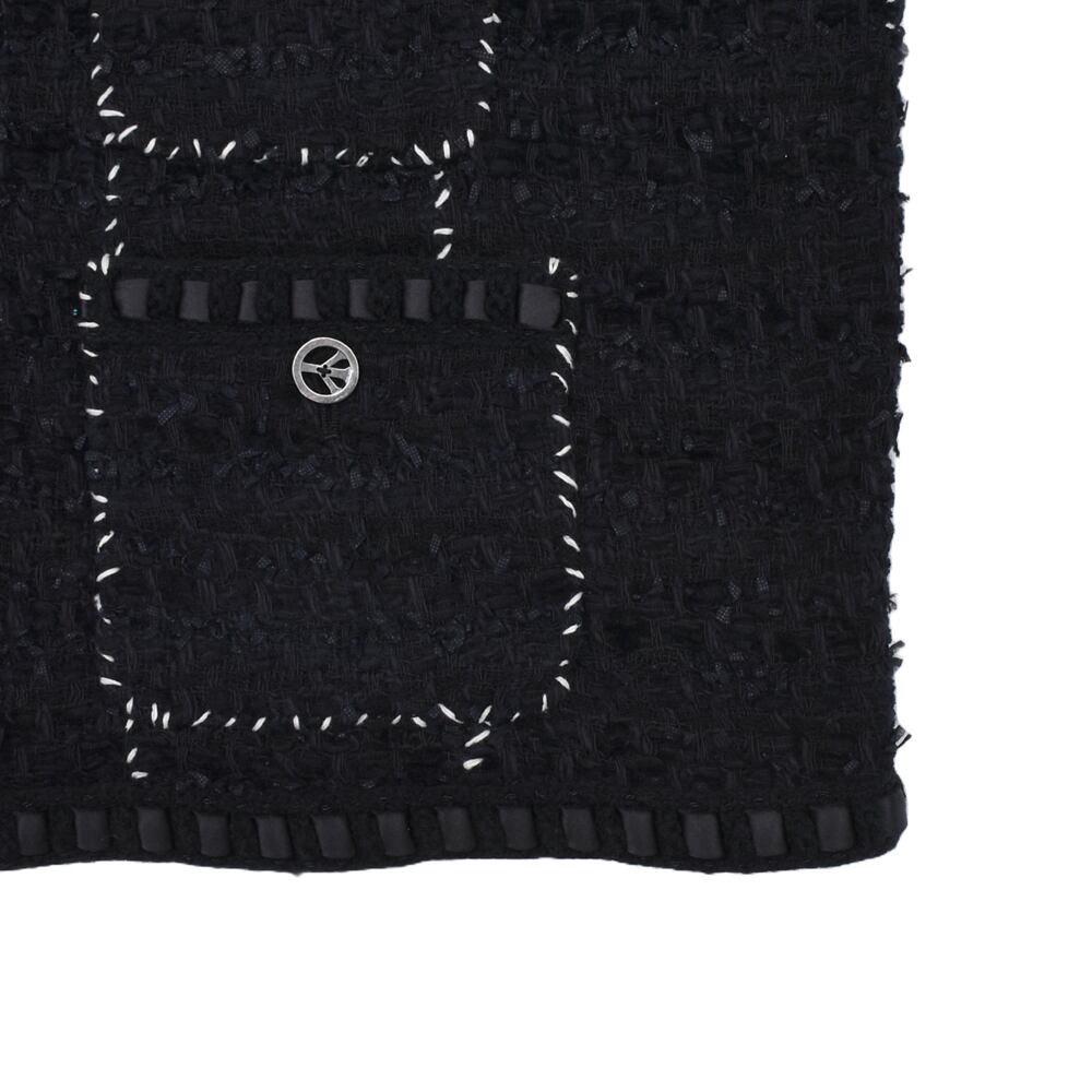 READYMADE】RE-TW-BK-00-00-264/TWEED HOBO JACKET/BLK | AYIN