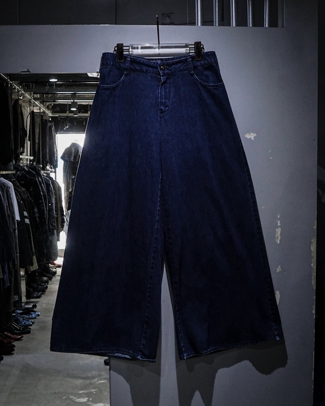 【add (C) vintage】“Auraze for Beau Baker” Super Wide Vintage Rave Denim Pants