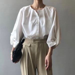 パフスリーブブラウス(2color)