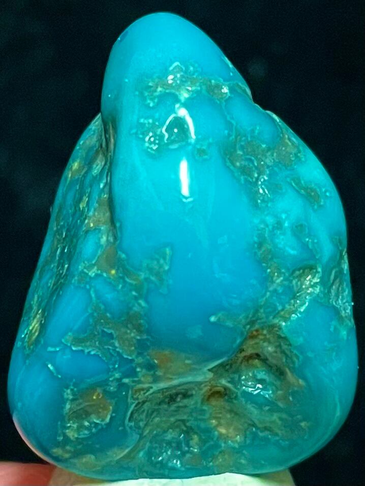 3) アリゾナの神秘!「ブルーグリーン・ターコイズ」原石タンブル