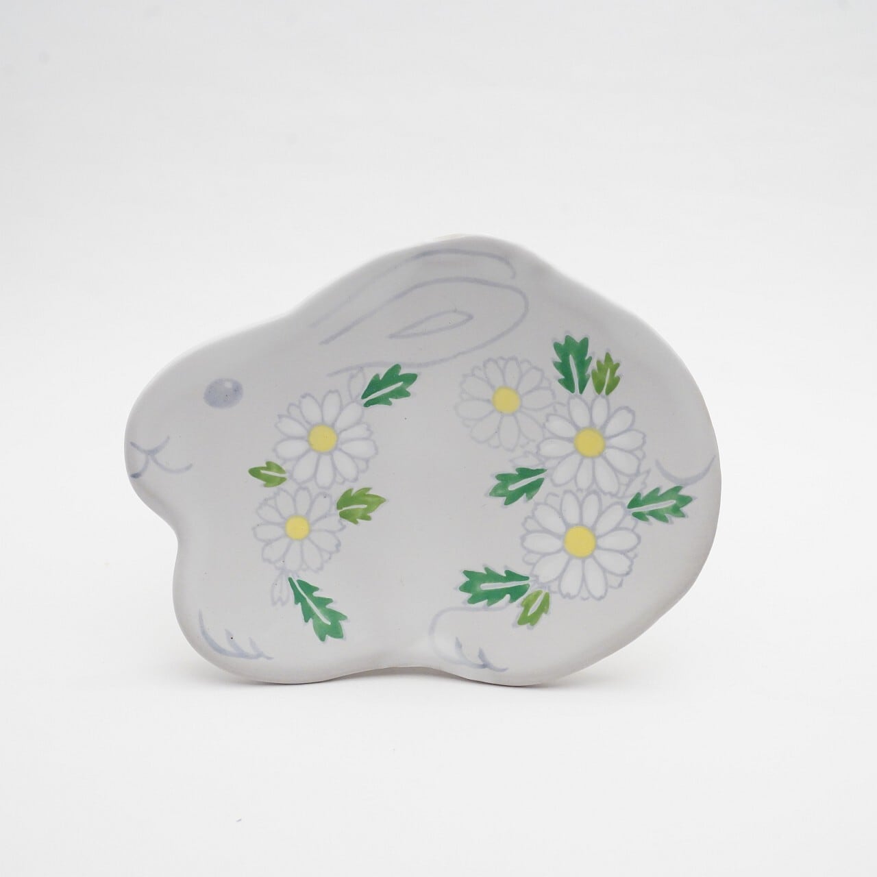 【木村扶由子】動物小皿 ノースボールこうさぎ 5-B