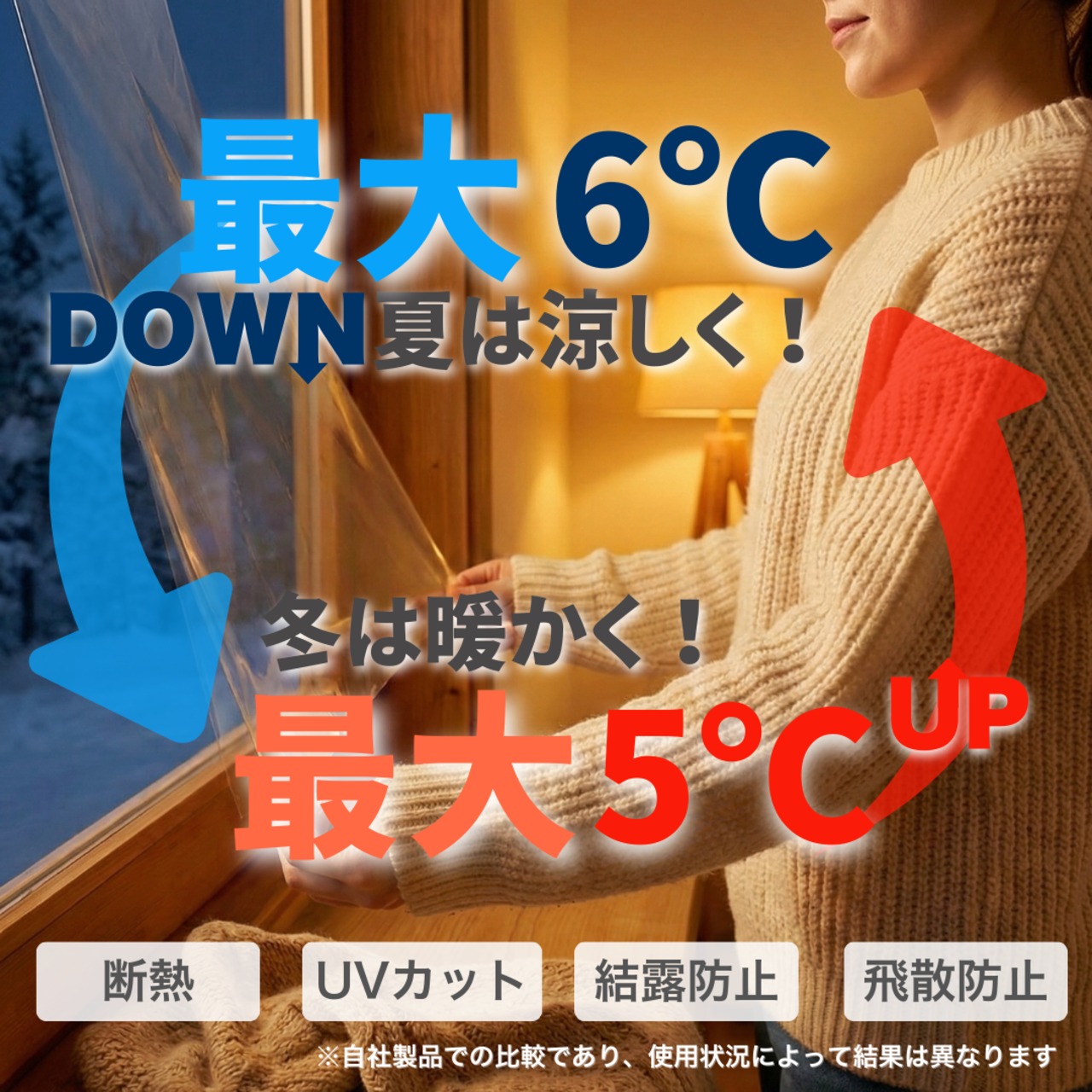 【こちらは90cm x 10m】冬も夏も快適！断熱フィルム【キャプテンDAMAGAシート】