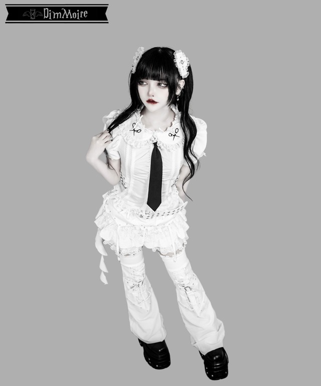 絶フリルブラウス‎【White】