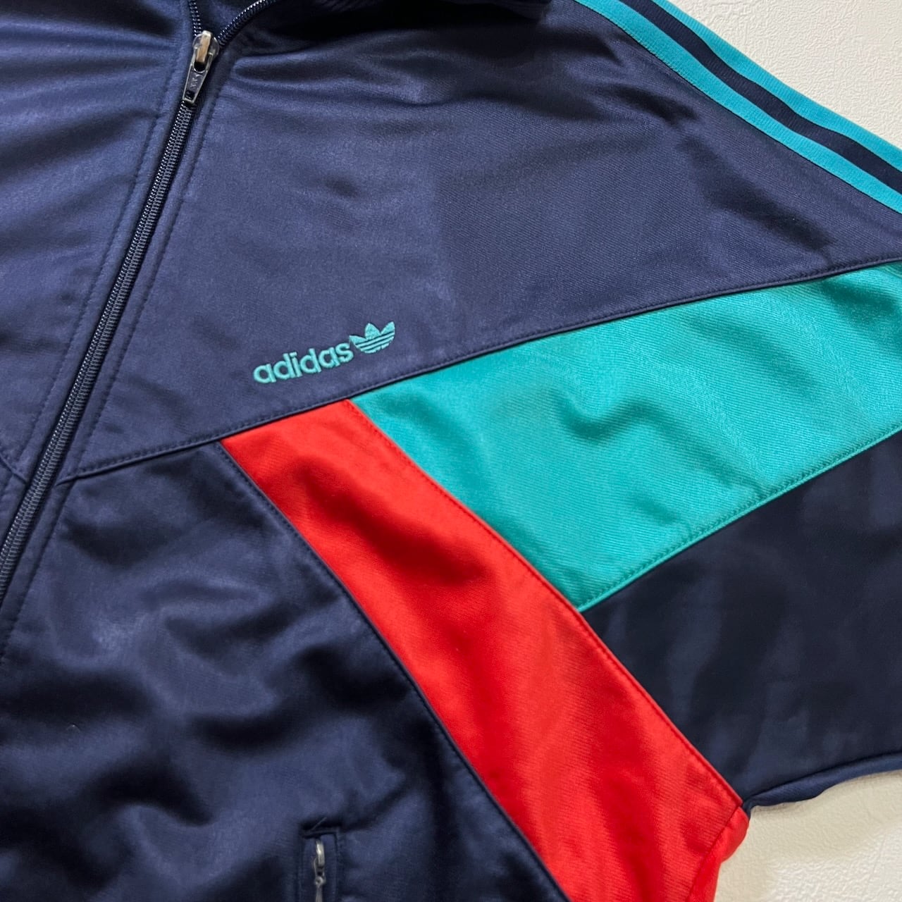 80〜90s adidas マルチカラー ジャージ トラックジャケット アディダス