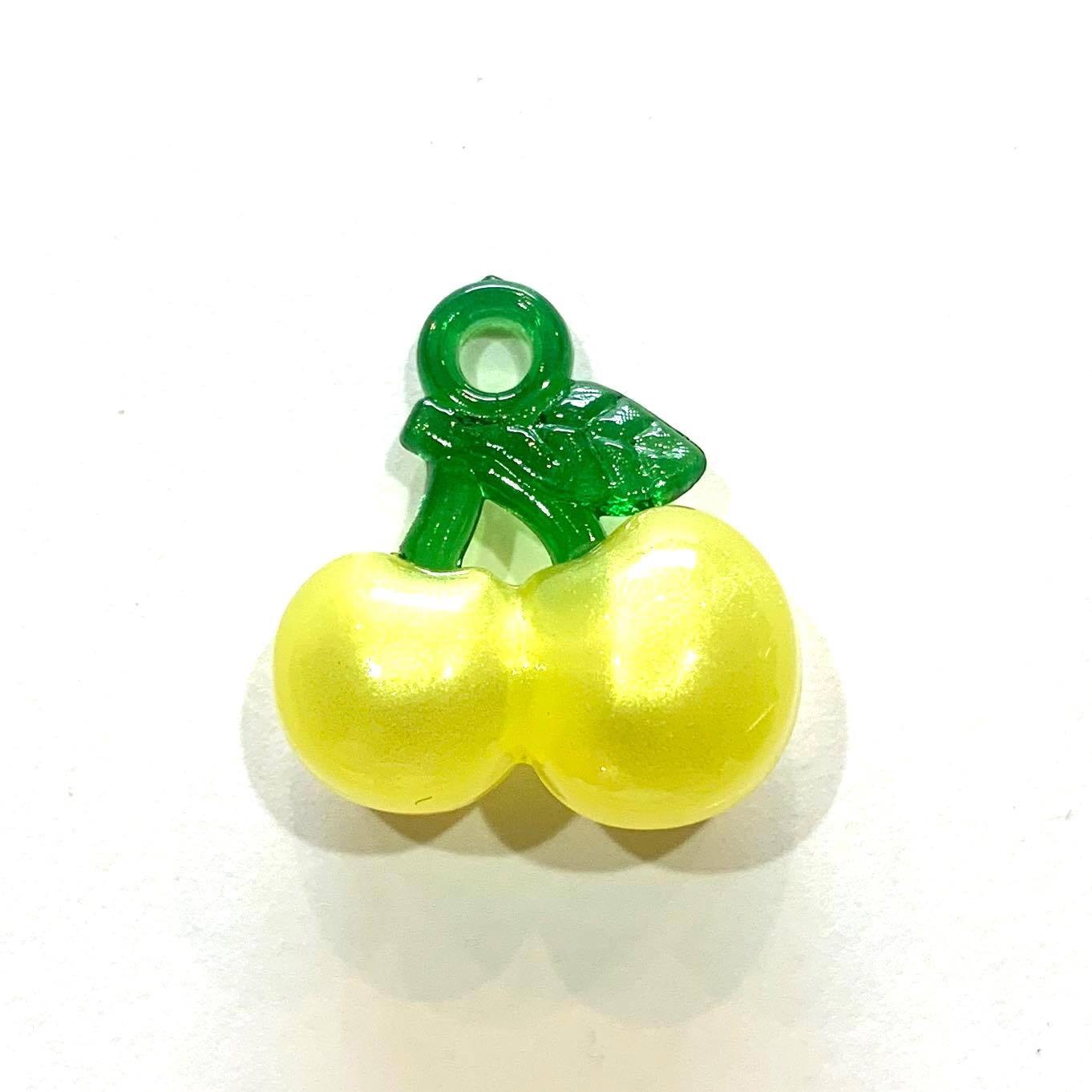 カラフルさくらんぼチャーム | Dua-アクセサリーパーツショップ