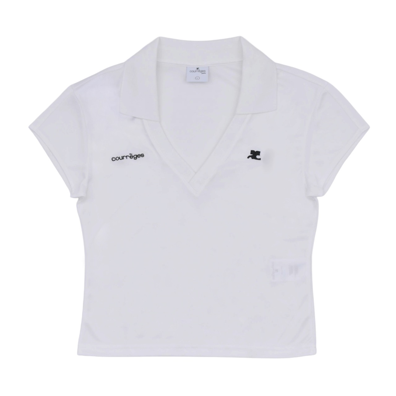【courreges】SPORTS CROPPED POLO - 1