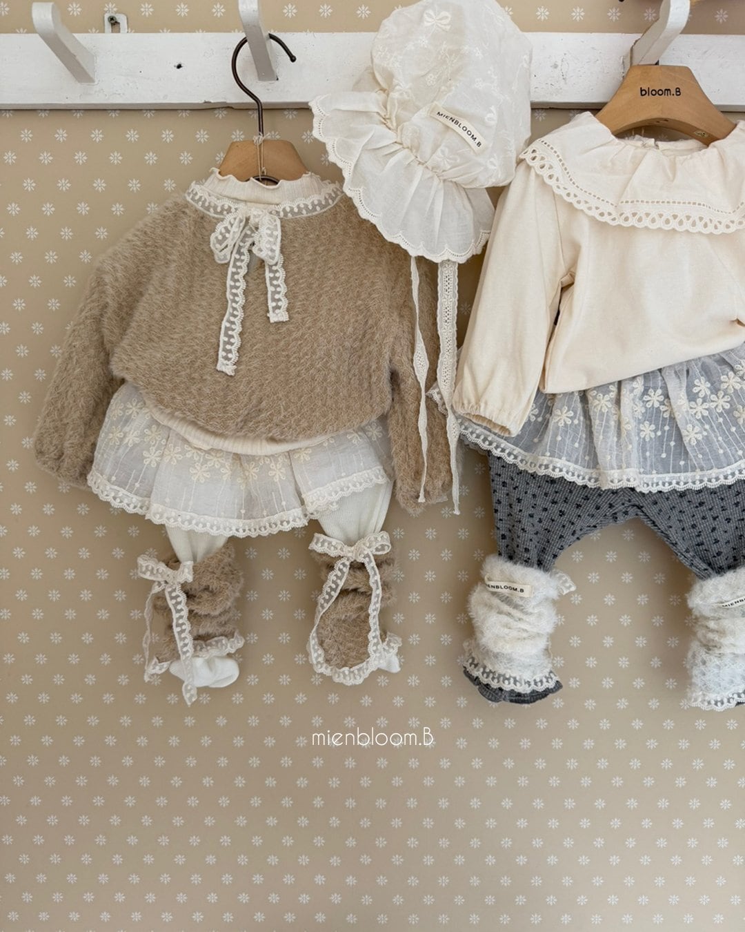 送料無料【予約】/ baby テンシャルレーススカート / mienbloom