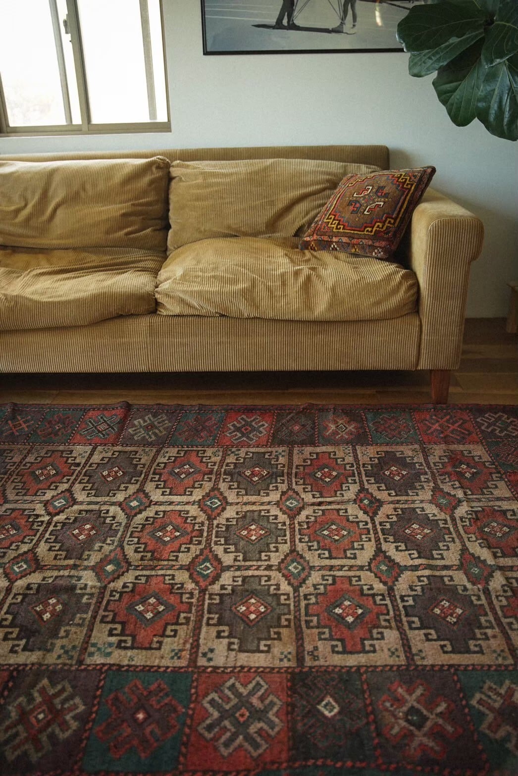 1010 -Semi Antique Baluch rug
