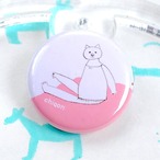 【CHIQON】ROUND 缶バッチ「もきゅ」