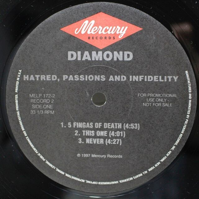 Diamond D / Hatred, Passions And Infidelity (Instrumental Vinyl) [MELP 172] - 画像5