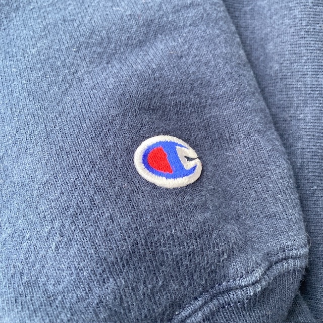 Champion リバースウィーブ スウェット 90s メキシコ製 カレッジ ネイビー ヴィンテージ古着 L 画像7
