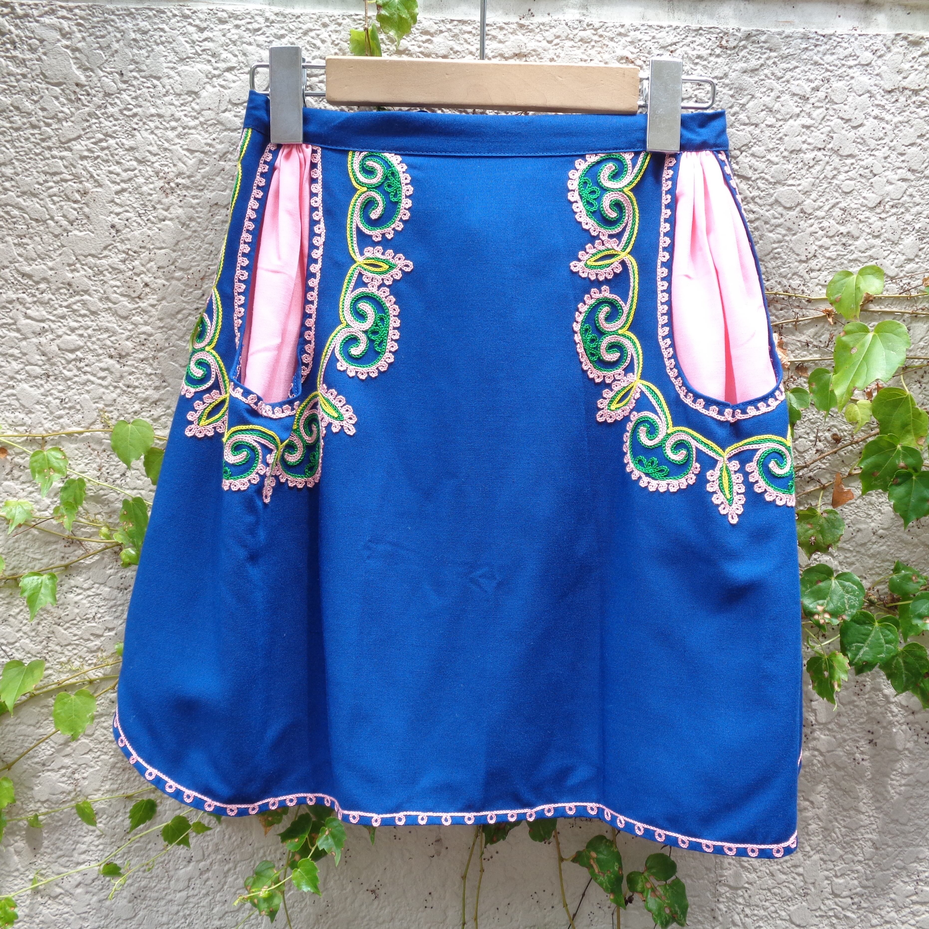 Vintage embroidery apron／ヴィンテージ 刺繍 エプロン | BIG TIME