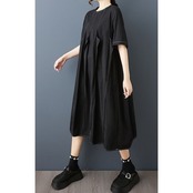 ステッチ プリーツ ワンピース 30190