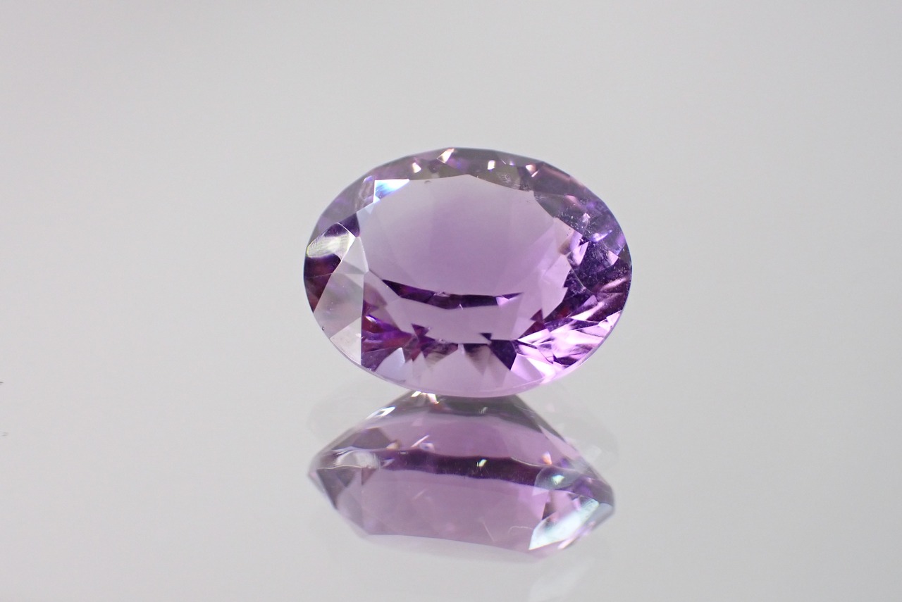 アメジスト(コンケーブカット)　4.85ct　[C11-687]