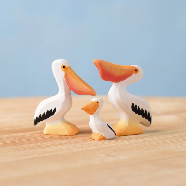 【取寄品】bumbutoys　ペリカンの親子