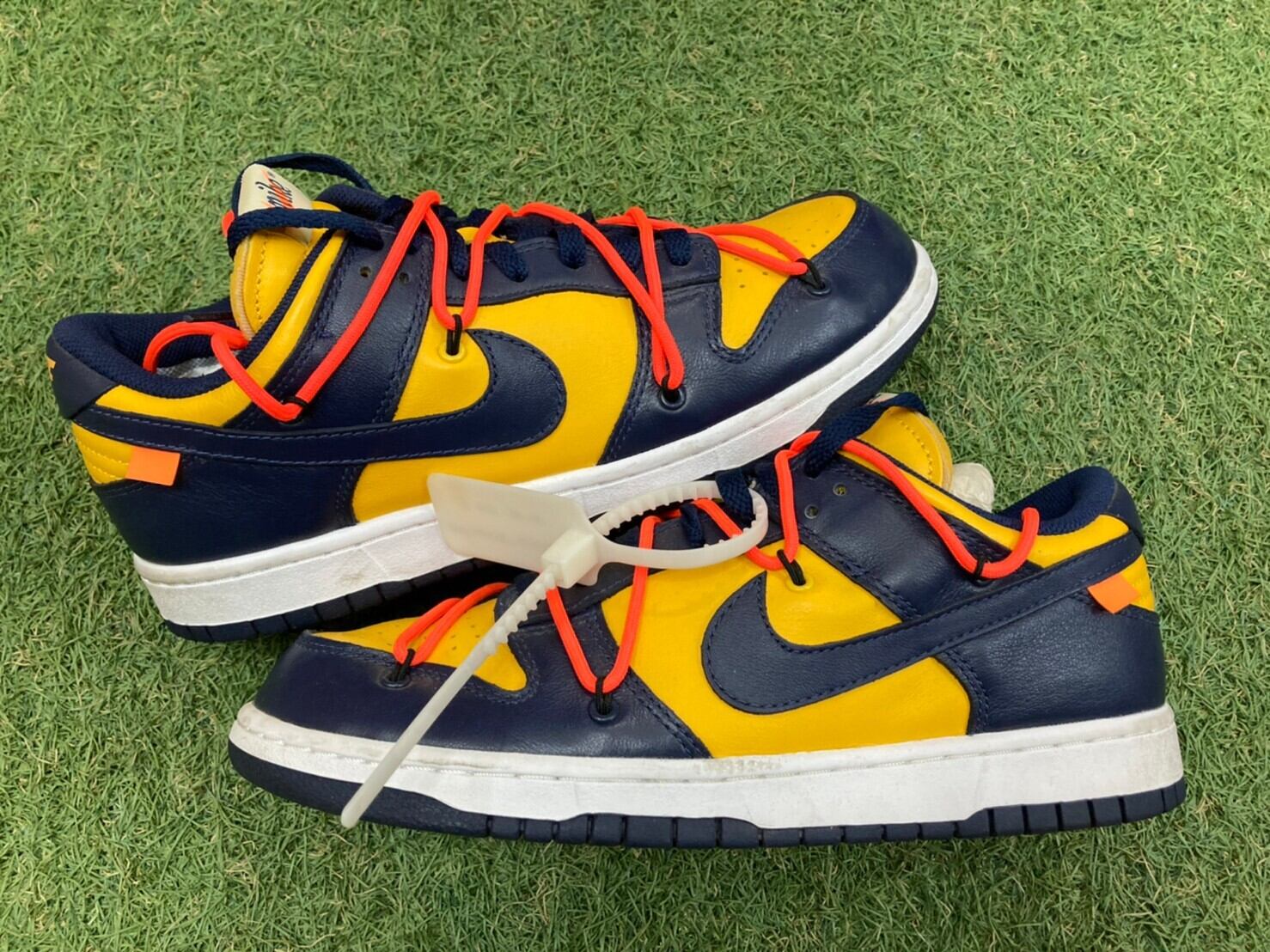 NIKE x OFF-WHITE DUNK LOW LTHR / OW MICHIGAN 27cm CT0856-700 02201 