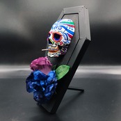 SKULLFRAME Tooth pick holder - Mexican Skull (Neon)