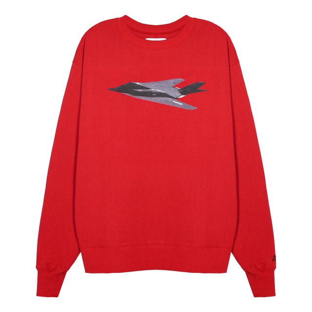 ICE & TECHNO | TECH HAWK CREWNECK (RED)