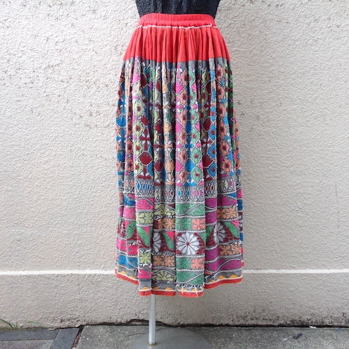 Rajasthan skirt／ラジャスタン 刺繍スカート