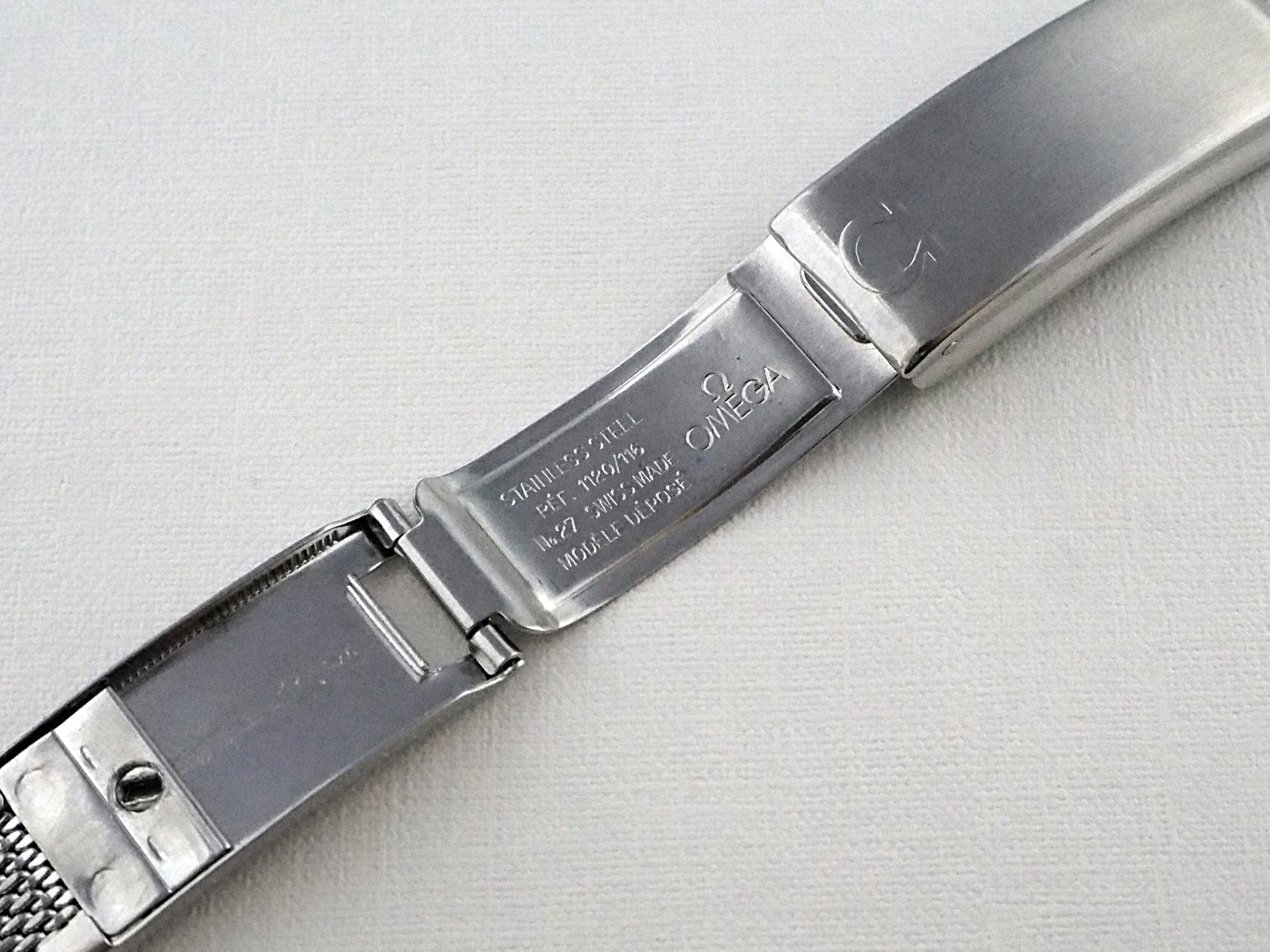 ◆オメガ◆約1４ｍｍ幅◆尾錠◆純正◆ステンレス◆F-S O-0016> OMEGA 純正SSブレスレット 18mm | L o'clock