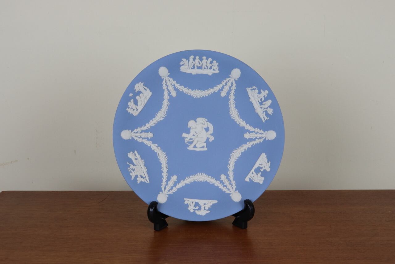 Wedgwood ウエッジウッド 青 角皿