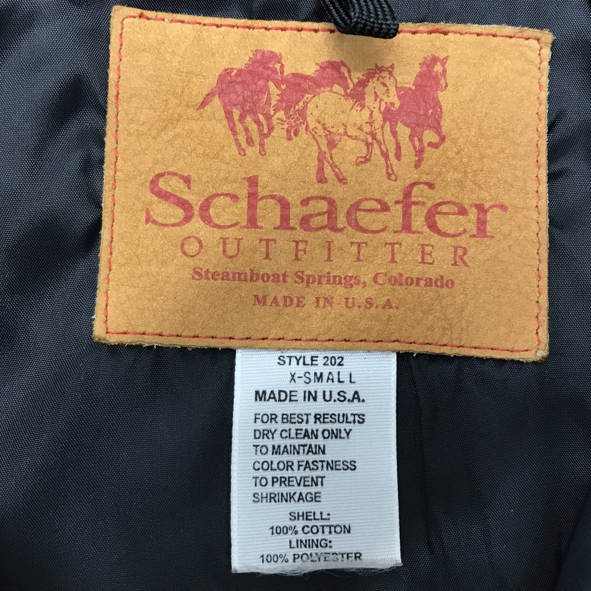 【極美品】Schaefer 黒 シャツ 希少 MADE IN USA