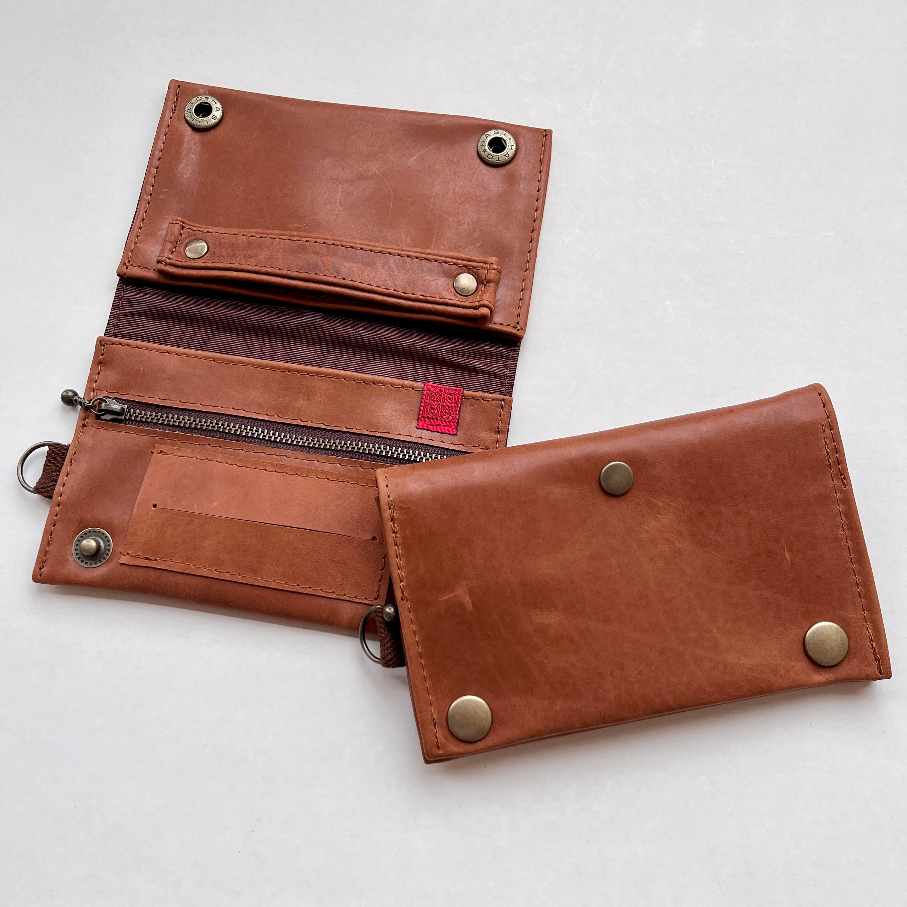二つ折り - leather 革 [巻きタバコケース] LBRN / モストロ | 惡匠SHOP