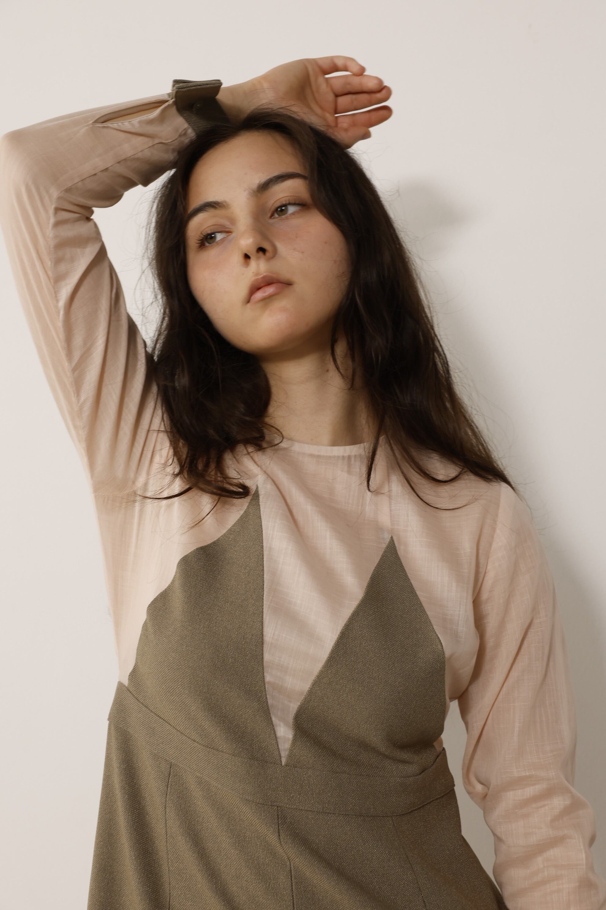 ゴアードロングドレス Gored long dress | ANNIK 