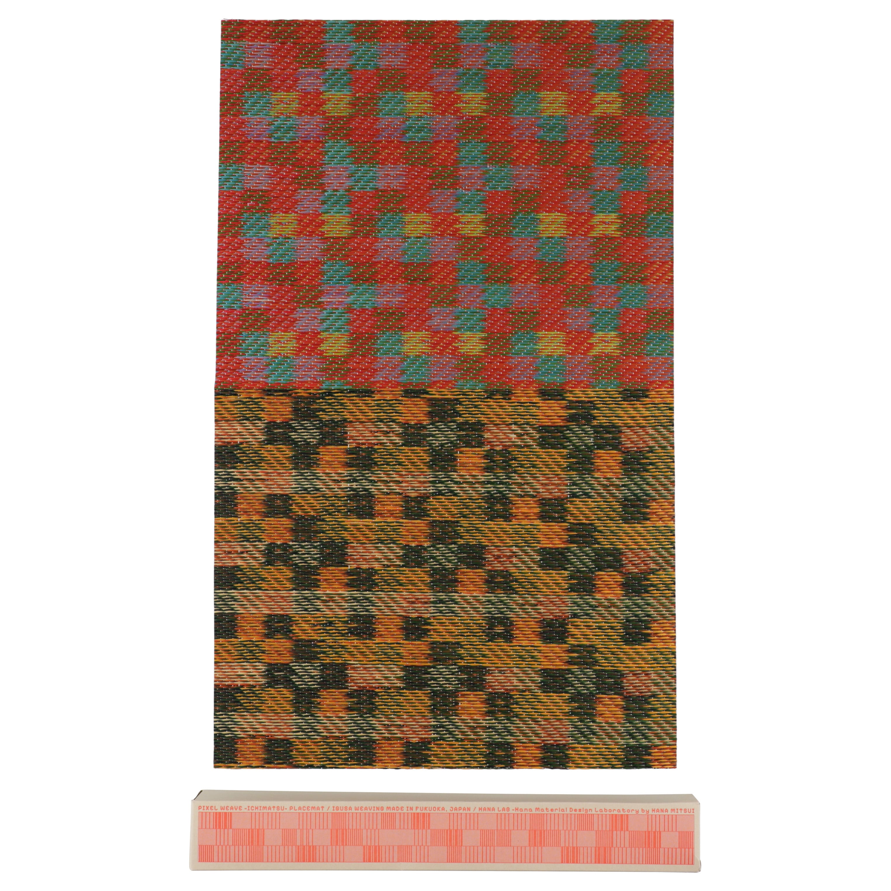 GIFT BOX | PIXEL WEAVE-ICHIMATSU- Placemat 【IGUSA PROJECT】