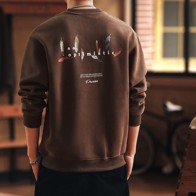 Loose Crew Neck Sweatshirt(GV261)