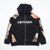 【RPK-002】リメイク着物スウェットフーディ REMAKE KIMONO SWEAT HOODIE