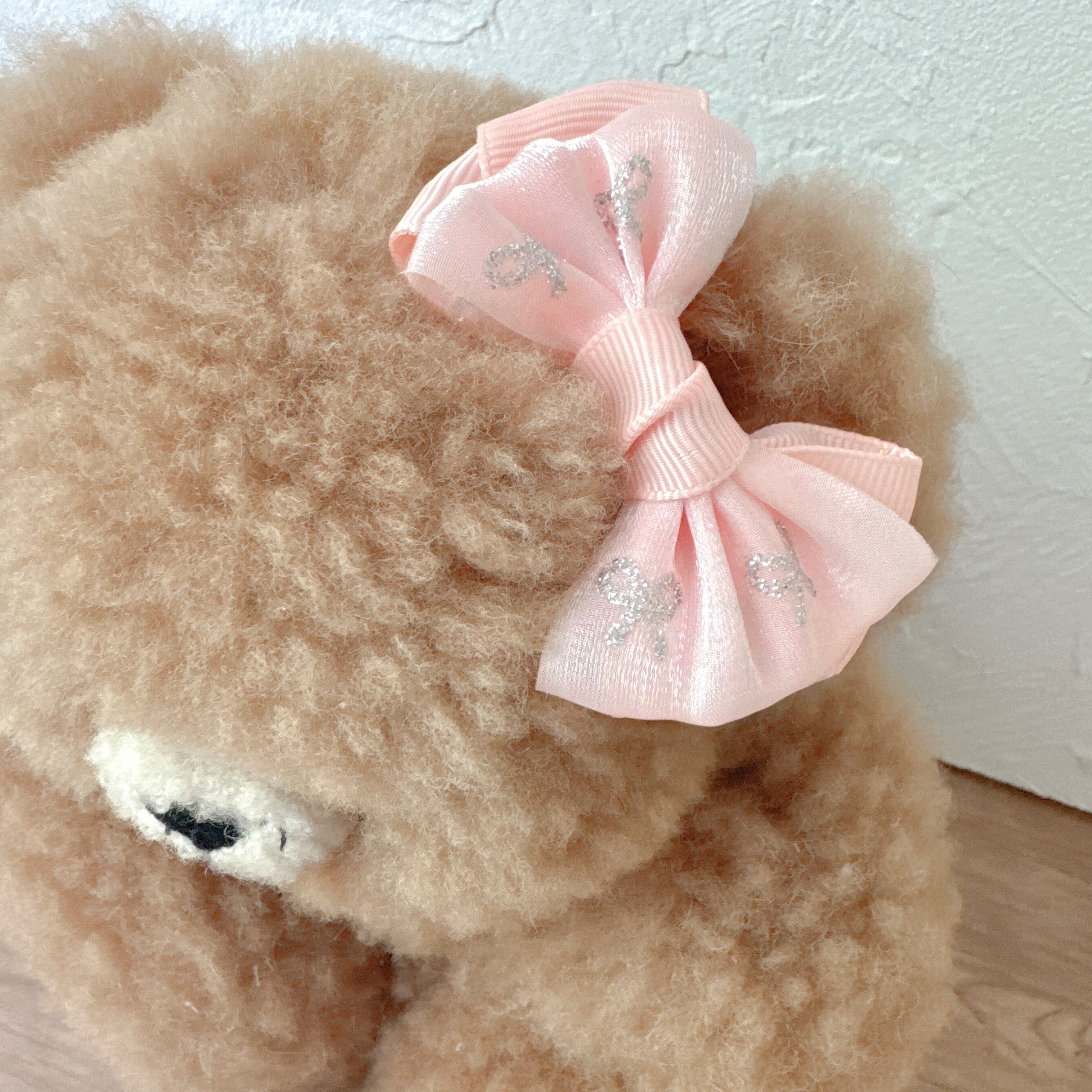 シフォンリボンプリントリボンパッチン