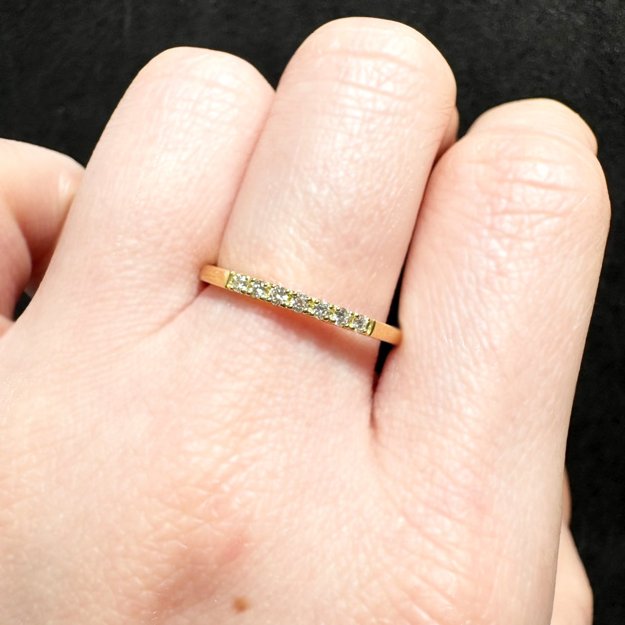 K18YG 0.10ct ダイヤモンド エタニティリング | カオキ | 日本最大級の