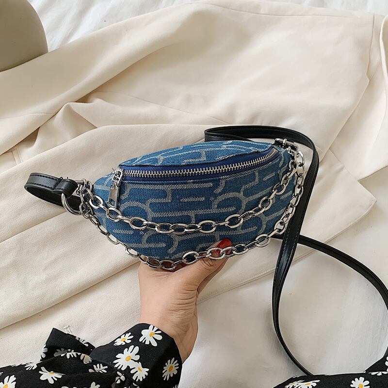 女性のバッグ夏の小さなバッグ2020新しいトレンディなワイルドチェーンメッセンジャーバッグネット赤いファッションチェストバッグウエストバッグ Tiancai_Wing_Bag6790058